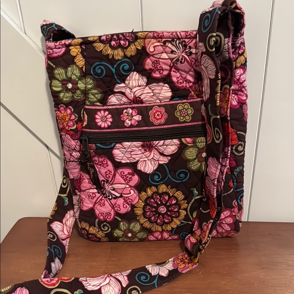 Clear Out Sale!  Vera Bradley pink floral quilted Crossbody Bag